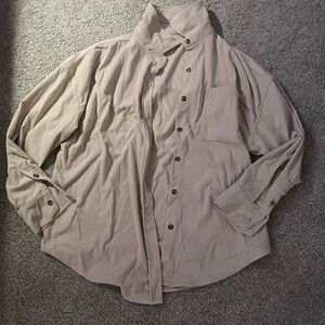 Striped Button-Up Shirt (Shacket)